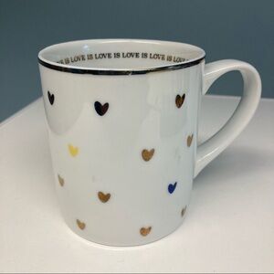 WEST ELM Love Is Love Mug Human Rights Campaign